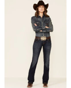 Wrangler Retro Women's Dark Wash Sadie Jeans 