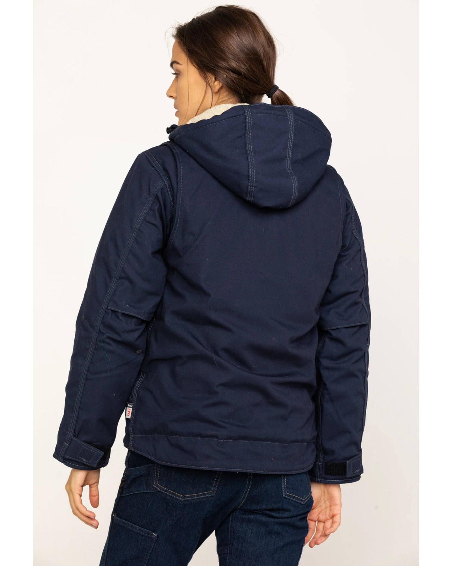 Carhartt Women's FR Full Swing Quick Duck Sherpa-Lined FR Jacket 2 Carhartt Women's FR Full Swing Quick Duck Sherpa-Lined FR Jacket - Image 2