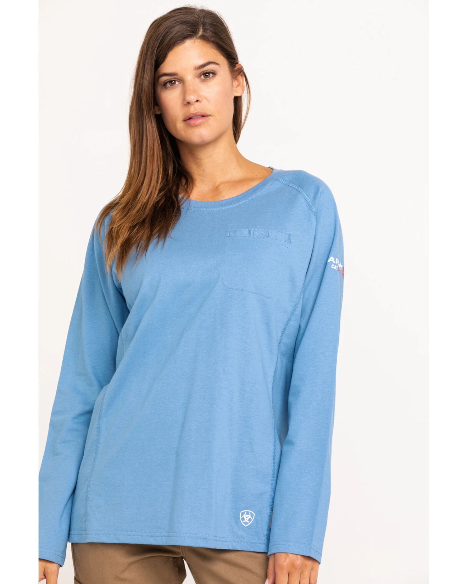 Ariat Women's FR Air Crew Long Sleeve Work Tee 1 Ariat Women's FR Air Crew Long Sleeve Work Tee