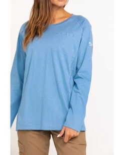 Ariat Women's FR Air Crew Long Sleeve Work Tee 9 Ariat Women's FR Air Crew Long Sleeve Work Tee -Deals Grace Apparel Store 2000294415 400 P4