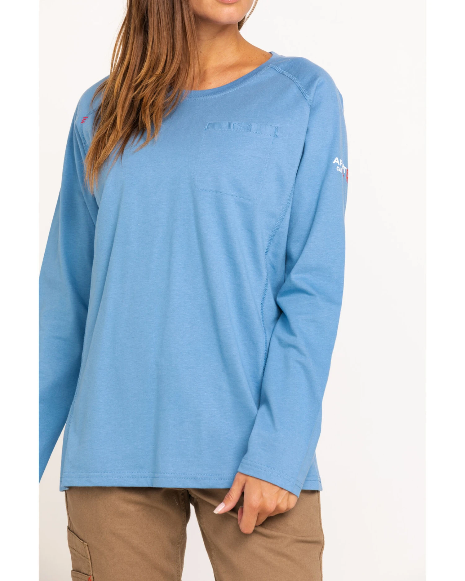 Ariat Women's FR Air Crew Long Sleeve Work Tee 4 Ariat Women's FR Air Crew Long Sleeve Work Tee - Image 4