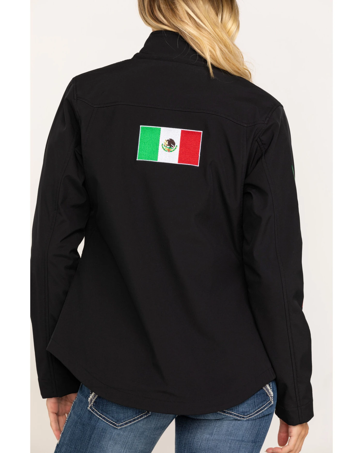 Ariat Women's Classic Team Mexico Flag Softshell Jacket 5 Ariat Women's Classic Team Mexico Flag Softshell Jacket - Image 5