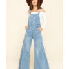 Show Me Your Mumu Women's Carolina Blue San Fran Overalls