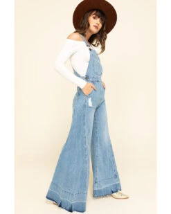 Show Me Your Mumu Women's Carolina Blue San Fran Overalls -Deals Grace Apparel Store 2000296945 400 P3