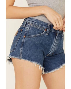 Wrangler Women's Frayed Hem Shorts -Deals Grace Apparel Store 2000332320 400 P4