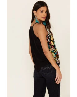 Idyllwind Women's Floral Haze Halter Top  -Deals Grace Apparel Store 2000338253 001 P4