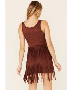 Idyllwind Women's Lady Luck Faux Suede Fringe Dress -Deals Grace Apparel Store 2000342526 220 P4