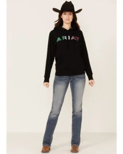 Ariat Women's Black R.E.A.L Mexico Embroidered Logo Pullover Hoodie 7 Ariat Women's Black R.E.A.L Mexico Embroidered Logo Pullover Hoodie -Deals Grace Apparel Store 2000347974 001 P4