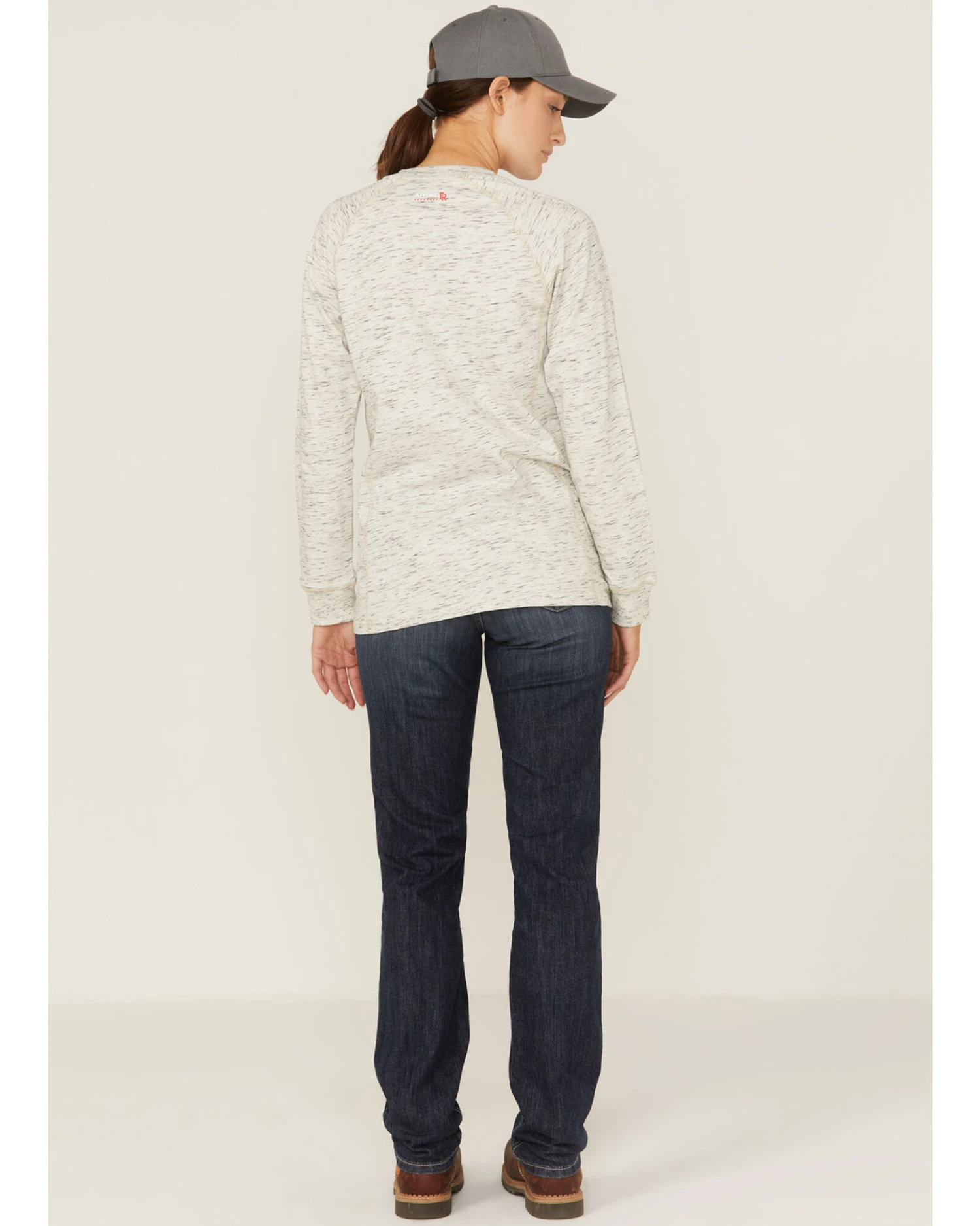 Ariat Women's FR Avelynn Medium Wash DuraLight Stretch Slim Work Jeans 3 Ariat Women's FR Avelynn Medium Wash DuraLight Stretch Slim Work Jeans - Image 3