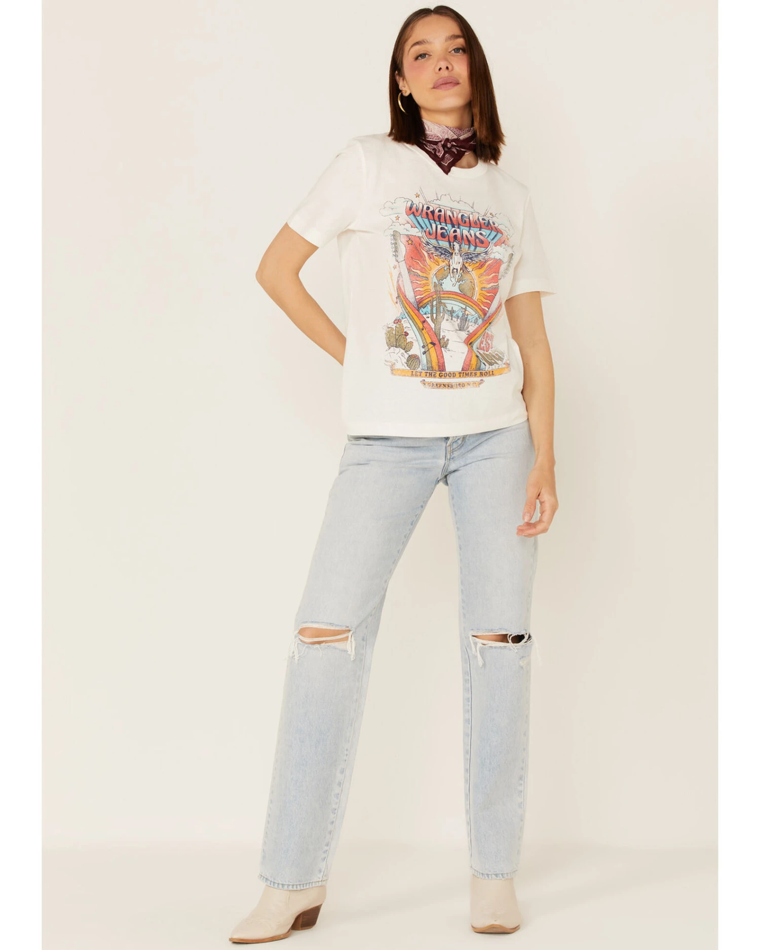 Wrangler Retro Women's Music Graphic Tee 2 Wrangler Retro Women's Music Graphic Tee - Image 2