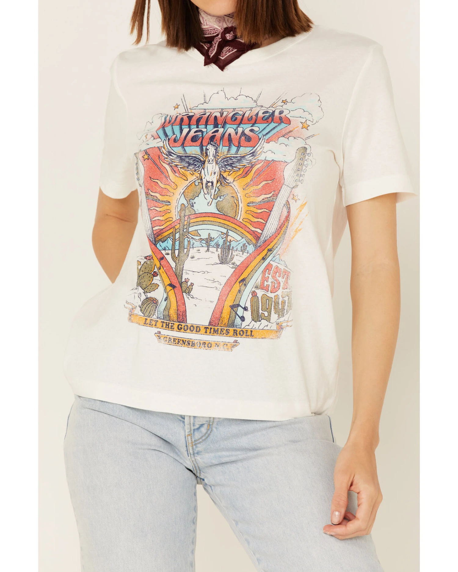 Wrangler Retro Women's Music Graphic Tee 3 Wrangler Retro Women's Music Graphic Tee - Image 3