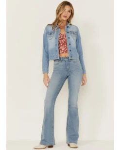 Idyllwind Women's Signature Classic Grapevine Wash Denim Jacket  -Deals Grace Apparel Store 2000358949 412 P4