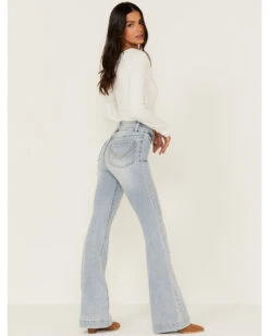 Idyllwind Women's High Risin' Beaumont Wash Stretch Signature Back Pocket Flare Jeans  -Deals Grace Apparel Store 2000358964 412 P3