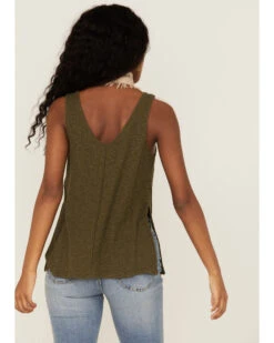 Cleo + Wolf Women's Olive Relaxed Button Front Slub Tank 7 Cleo + Wolf Women's Olive Relaxed Button Front Slub Tank -Deals Grace Apparel Store 2000359350 341 P4