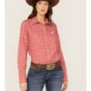 Cinch Women's Geo Print Long Sleeve Button-Down Stretch ARENAFLEX Shirt