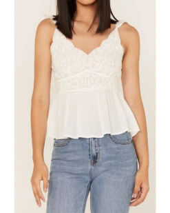 Shyanne Women's Flutter Sleeve Tank  -Deals Grace Apparel Store 2000364742 100 P3