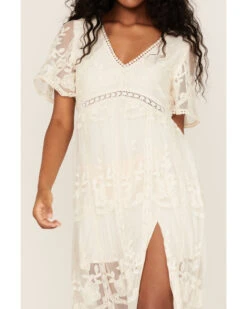 Shyanne Women's Floral Lace Split Leg Maxi Dress -Deals Grace Apparel Store 2000364760 103 P3