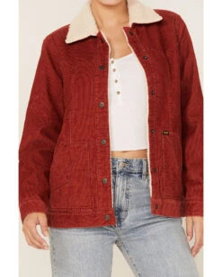 Wrangler Women's Sherpa Lined Corduroy Barn Jacket -Deals Grace Apparel Store 2000365224 220 P3