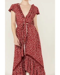 Beyond The Radar Women's Picnic Dot Maxi Dress 6 Beyond The Radar Women's Picnic Dot Maxi Dress -Deals Grace Apparel Store 2000366187 600 P3