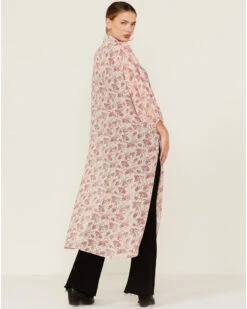 Beyond The Radar Women's Floral Chiffon Duster Maxi Kimono 7 Beyond The Radar Women's Floral Chiffon Duster Maxi Kimono -Deals Grace Apparel Store 2000366193 103 P4
