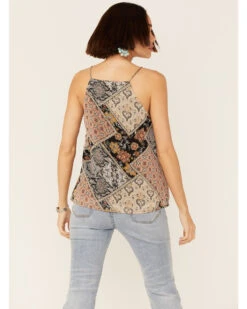 Miss Me Women's Multicolored Patchwork Lace Tank -Deals Grace Apparel Store 2000366575 001 P3
