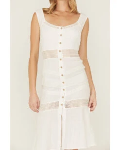 Idyllwind Women's Utopia Gauze Midi Dress -Deals Grace Apparel Store 2000366615 100 P4