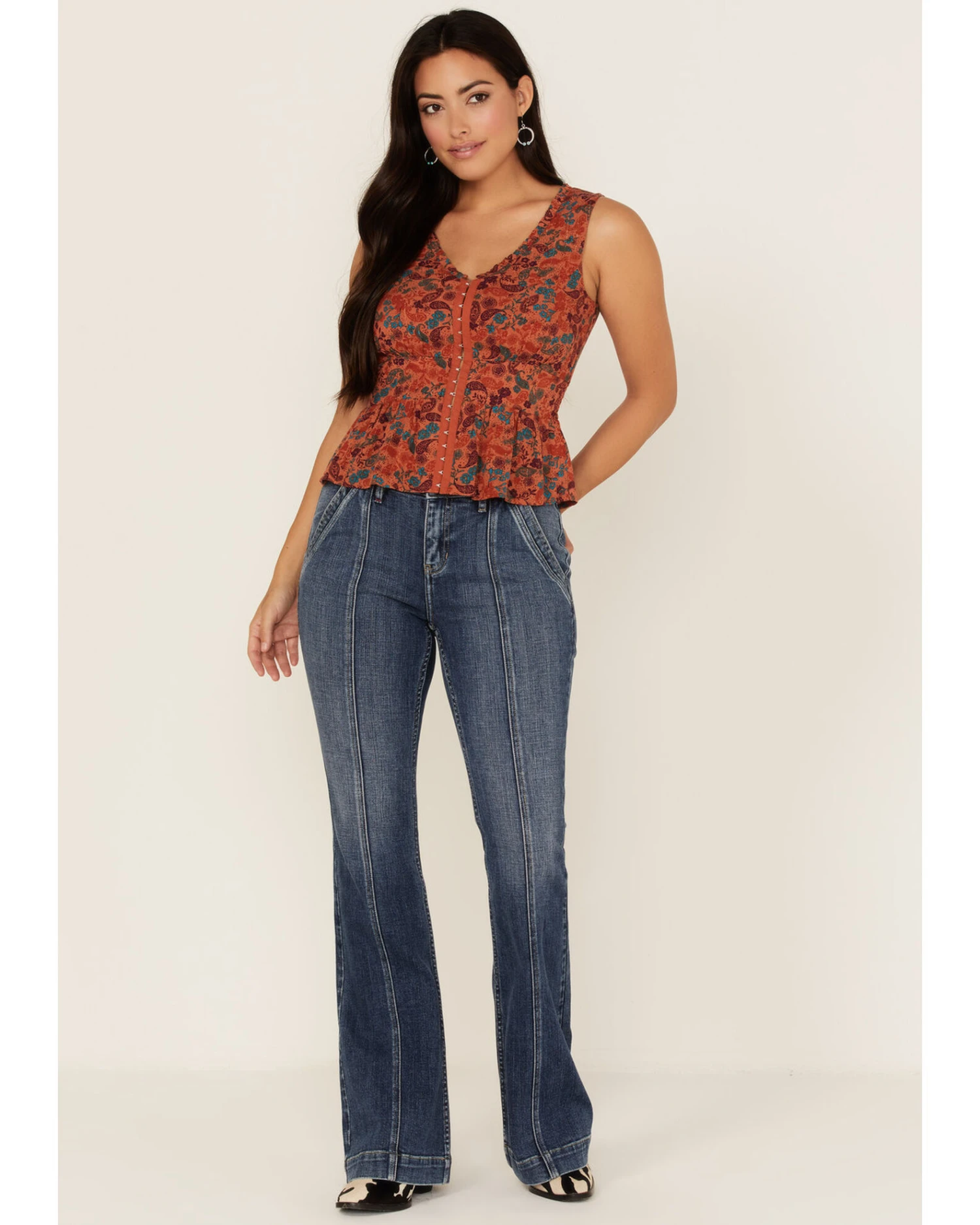 Idyllwind Women's Beacon Corsett Top 2 Idyllwind Women's Beacon Corsett Top - Image 2