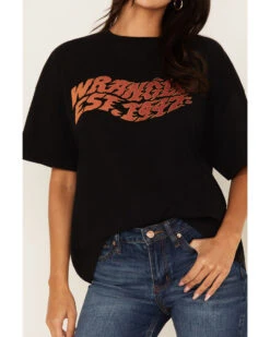 Wrangler Women's Est 1947 Fire Logo Graphic Girlfriend Tee 6 Wrangler Women's Est 1947 Fire Logo Graphic Girlfriend Tee -Deals Grace Apparel Store 2000372602 001 P3