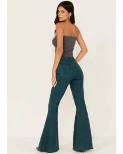 Shyanne Women's High Rise Super Flare Jeans -Deals Grace Apparel Store 2000373375 443 P3