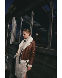 Idyllwind Women's Faux Leather & Shearling Jacket