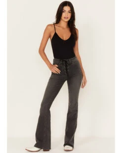 Idyllwind Women's Twelve South Wash Down High Risin Lace-Up Bootcut JeansÂ