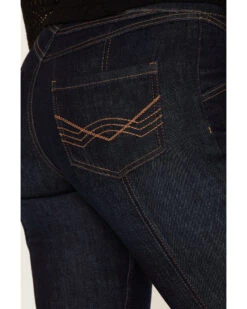 Idyllwind Women's Hillsboro Dark Wash High Rise Seamed Outlaw Flare Jeans -Deals Grace Apparel Store 2000373409 417 P4