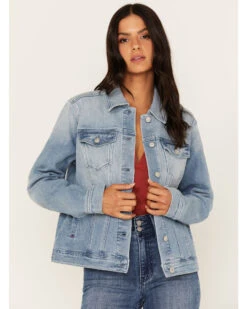 Idyllwind Women's Light Wash Wild Spirit Embroidered Denim Jacket -Deals Grace Apparel Store 2000373422 414 P3