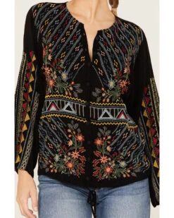 Johnny Was Women's Ezra Embroidered Blouse -Deals Grace Apparel Store 2000373881 001 P3