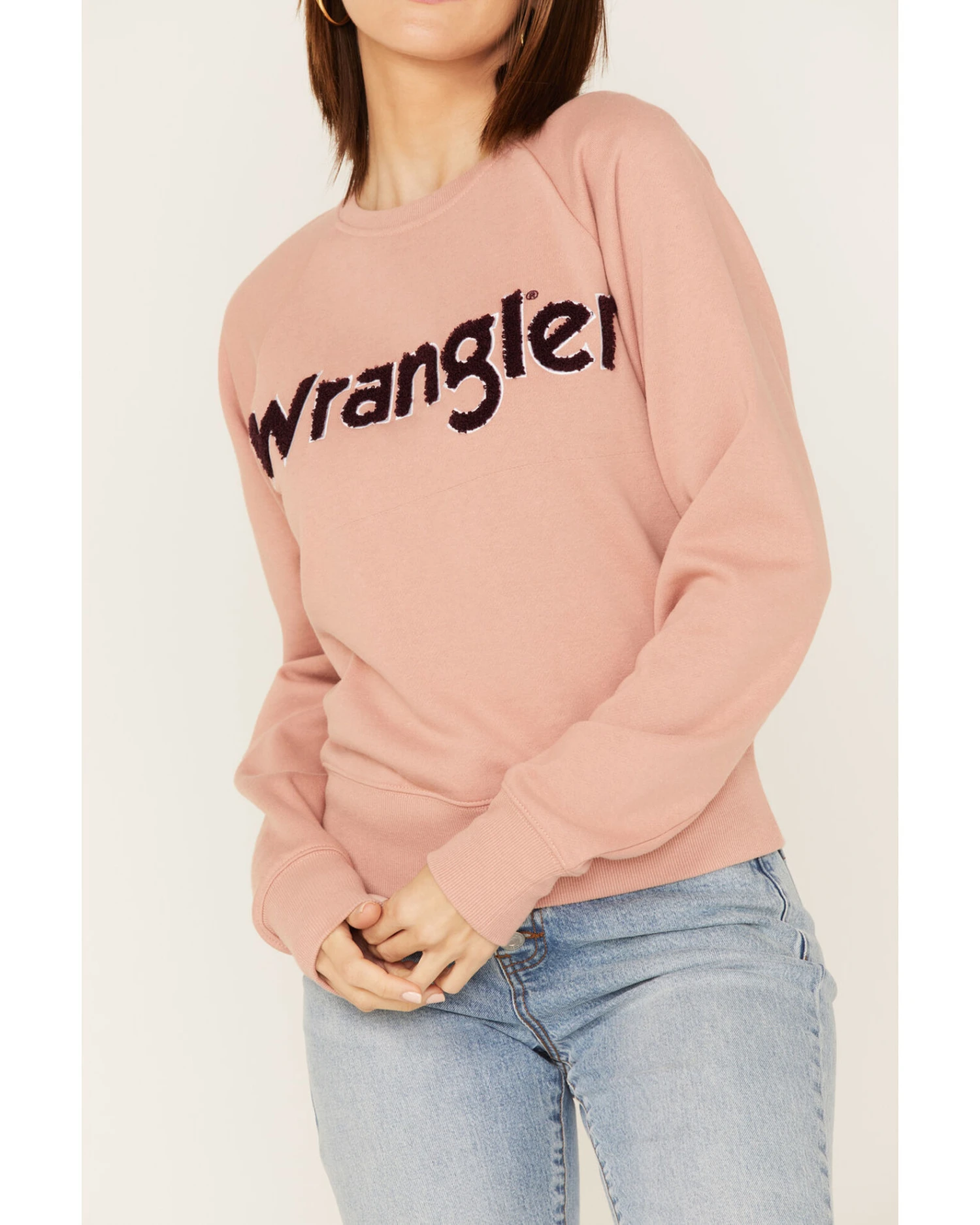 Wrangler Retro Women's Embroidered Logo Sweatshirt 3 Wrangler Retro Women's Embroidered Logo Sweatshirt - Image 3