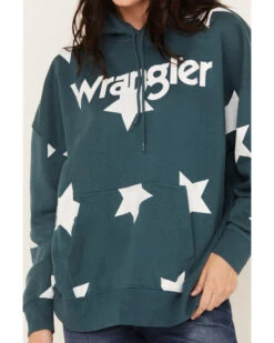 Wrangler Retro Women's Starry Logo Hoodie -Deals Grace Apparel Store 2000374542 442 P3