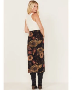 Cleo + Wolf Women's Floral Print Sheer Midi Skirt -Deals Grace Apparel Store 2000374825 001 P3