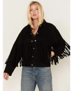 Understated Leather Women's Howling Moon Fringe Jacket