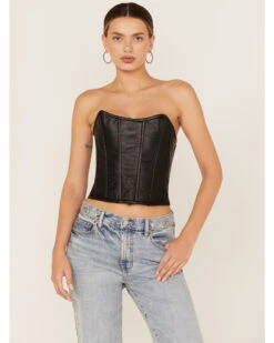 Understated Leather Women's Louise Leather Bustier