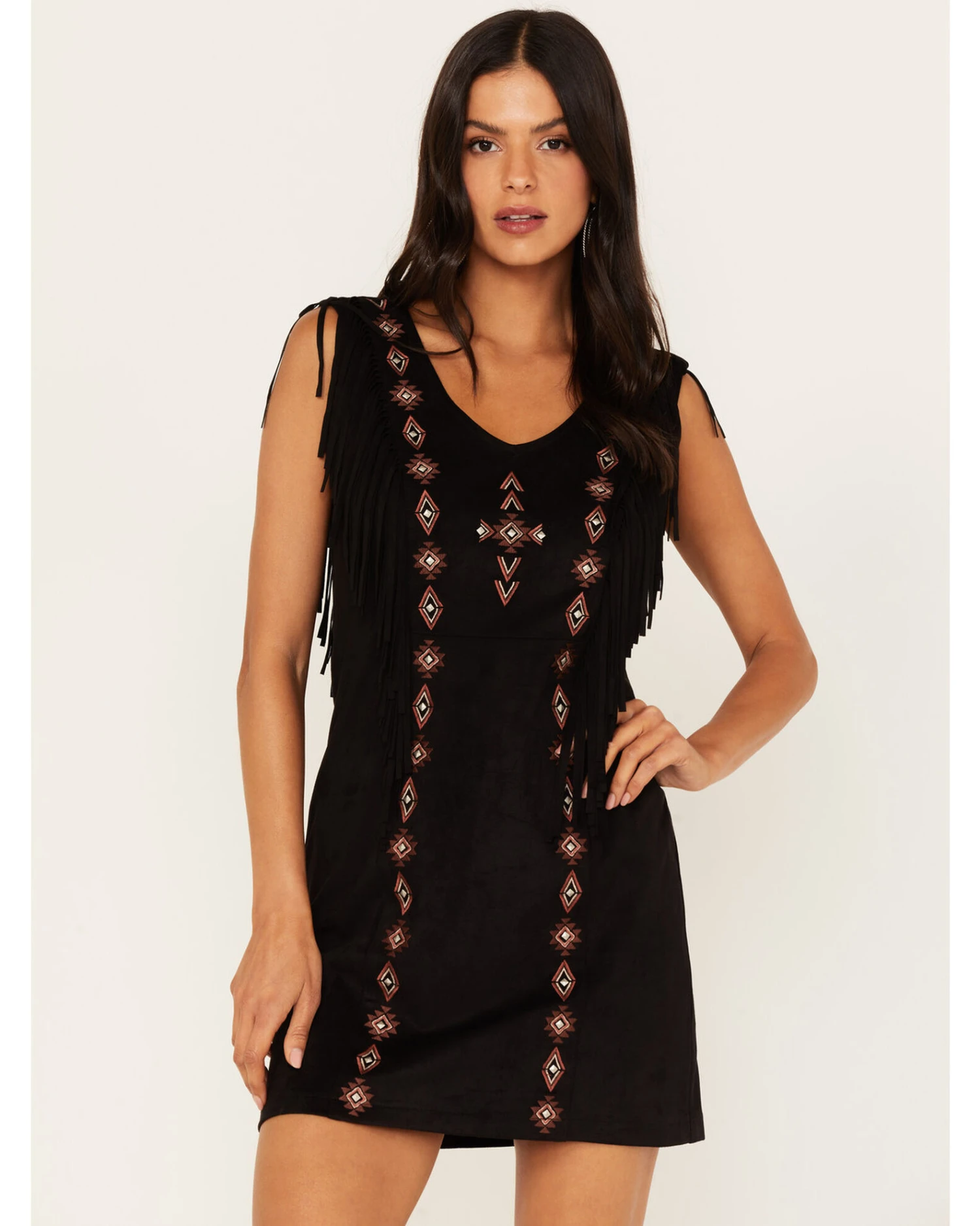 Idyllwind Women's Central Pike Fringe Embroidered Dress 2 Idyllwind Women's Central Pike Fringe Embroidered Dress - Image 2