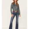 Ariat Women's R.E.A.L. Beverly Bling Pocket Flare Jeans