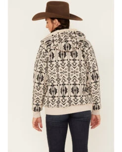 Ariat Women's R.E.A.L. Southwestern Print Sherpa-Lined Zip Hoodie -Deals Grace Apparel Store 2000377705 944 P4