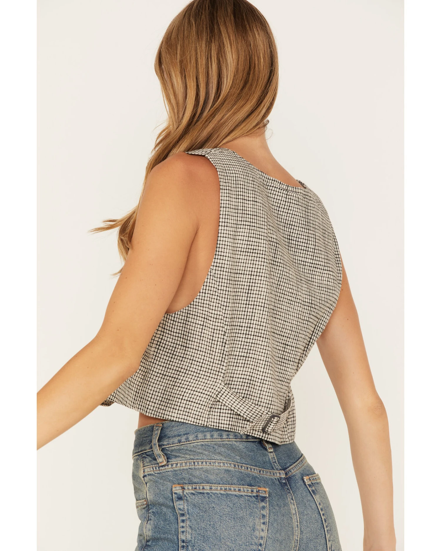 Free People Women's Heritage Micro Vest 4 Free People Women's Heritage Micro Vest - Image 4