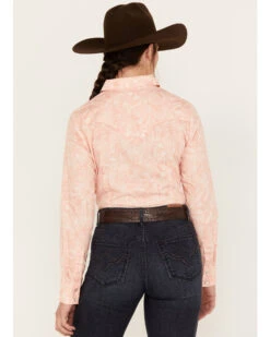 Wrangler Women's Cactus Print Western Pearl Snap Shirt 7 Wrangler Women's Cactus Print Western Pearl Snap Shirt -Deals Grace Apparel Store 2000379719 650 P4