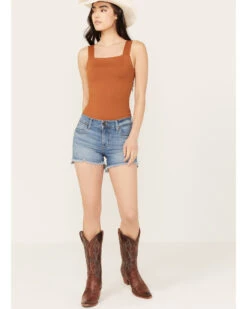 Wrangler Retro Women's Medium Wash High Rise Denim Shorts