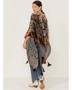 Shyanne Women's Floral Velvet Burnout Shawl 7 Shyanne Women's Floral Velvet Burnout Shawl -Deals Grace Apparel Store 2000380626 200 P4