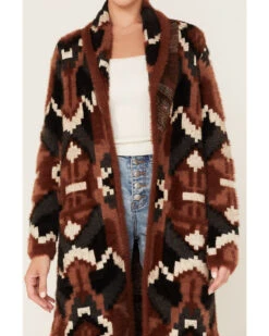 Shyanne Women's Southwestern Eyelash Knit Duster 6 Shyanne Women's Southwestern Eyelash Knit Duster -Deals Grace Apparel Store 2000380635 200 P3