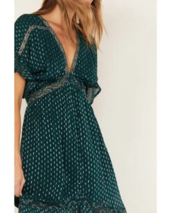 Shyanne Women's Metallic Clip Dot Bohemian Dress -Deals Grace Apparel Store 2000380656 443 P3