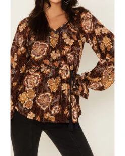 Shyanne Women's Belted Peasant Top -Deals Grace Apparel Store 2000380668 401 P3