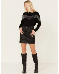 Rock & Roll Denim Women's Western Yoke Skirt